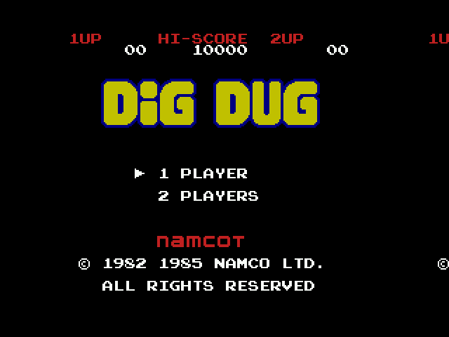 Dig Dug [Falcon030] atari screenshot